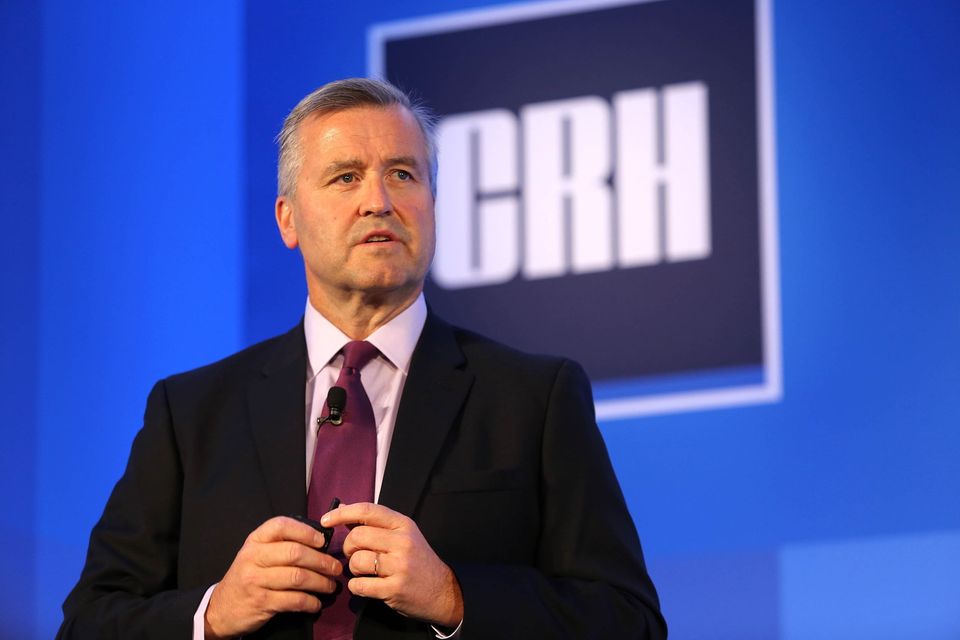 CRH chief executive Albert Manifold. Photo: Gary O'Neill