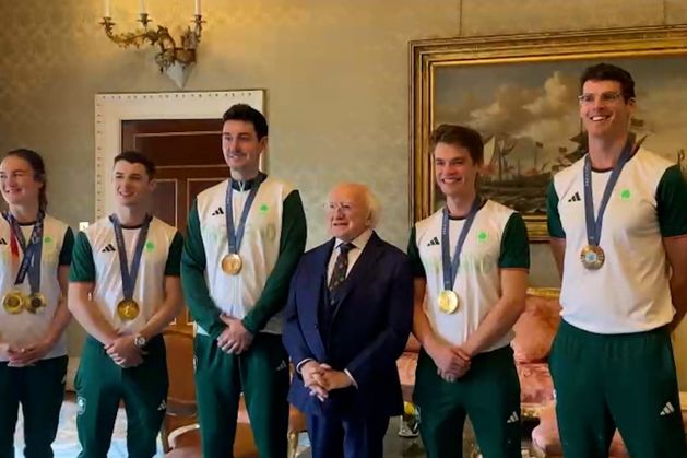 ‘You had the hearts of the Irish people’ – Olympians lauded by President Higgins for role in ‘greatest week in Irish sport’