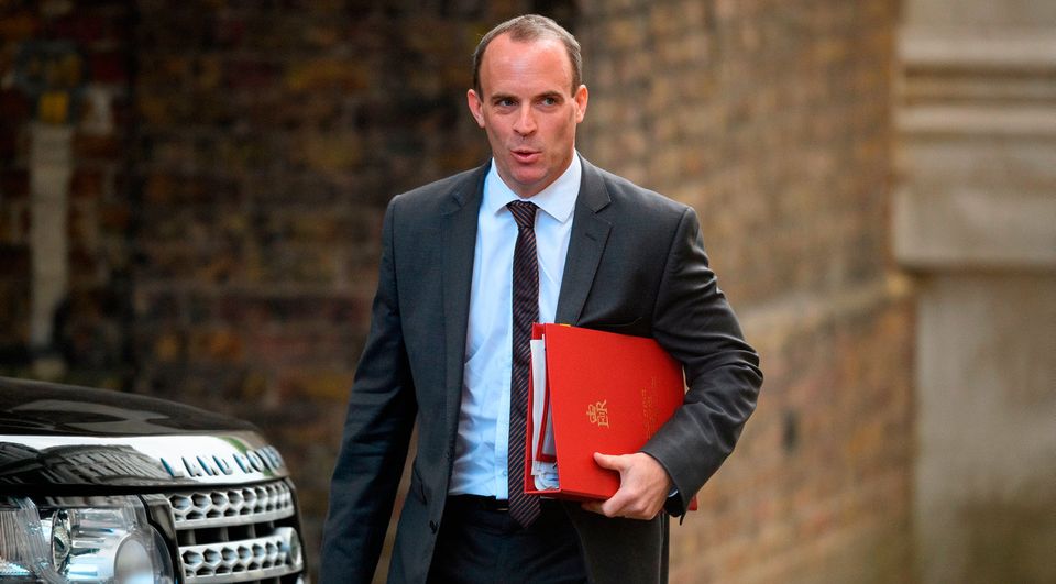 Former British Brexit Secretary Dominic Raab. Photo: Getty Images