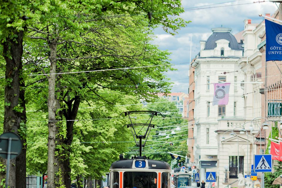 A tram in Gothenburg
