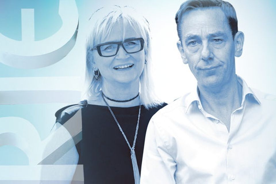 Graphic of Dee Forbes and Ryan Tubridy