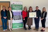 thumbnail: Rebecca Swann, Senior Radiographer; Patricia Lee, Support Services Manager; Georgina Kilcoyne, Assistant General Manager, SUH; Ann Marie McGovern, Catering Manager; Martin Casserly, Environmental and Waste Co-ordinator; and Morna O’Hanlon, Health Promotion and Improvement Officer.