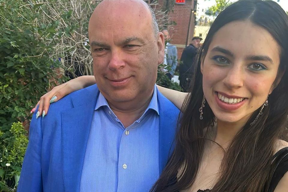 Mike Lynch and his daughter Hannah Lynch, who both died after the luxury yacht Bayesian sank (Family handout/PA)
