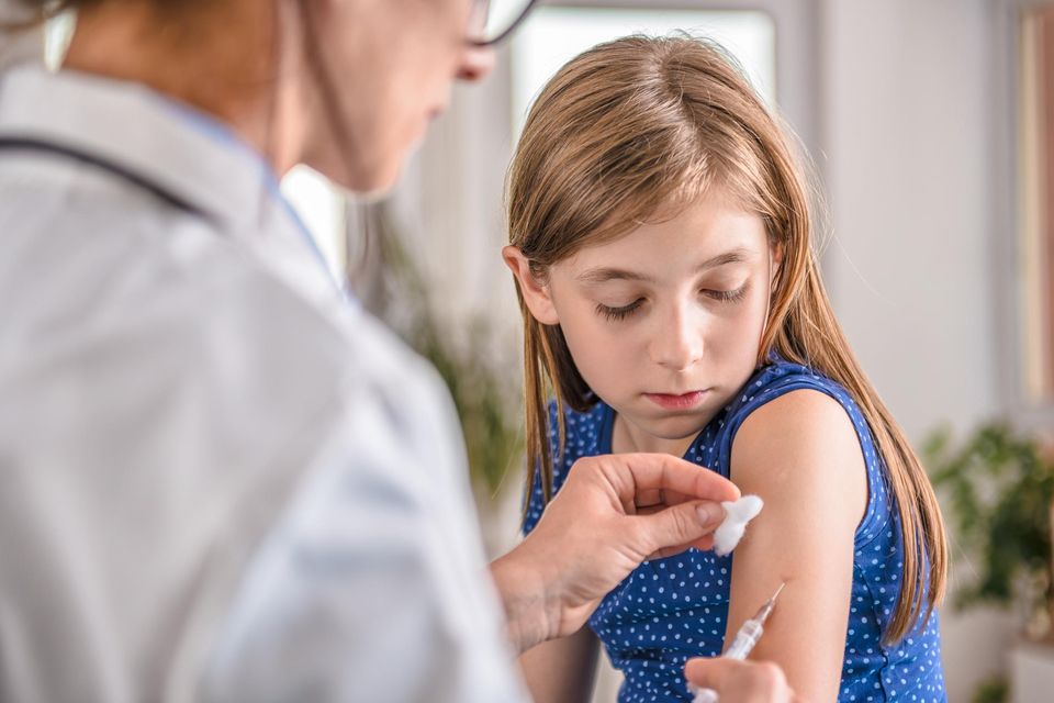 Child receiving a vaccine (Stock image)