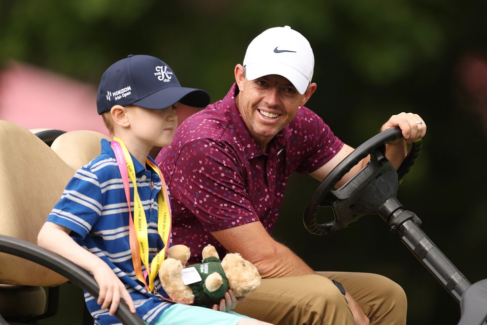 Rory McIlroy with Michael Horgan at The K Club (Photo by Oisin Keniry/Getty Images)