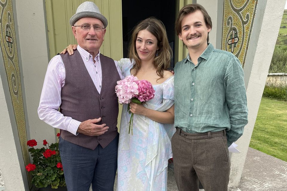 Game of Thrones actor Jack Gleeson marrying his wife Róisín O’Mahony in Ballinskelligs, Co Kerry