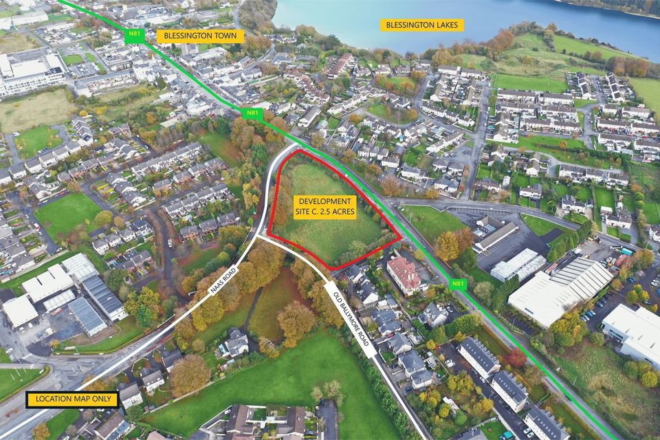 A c. 2.5 acres development site, Main Street, Blessington, Co. Wicklow.