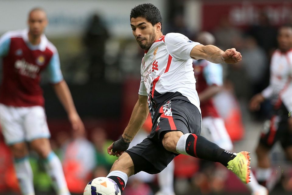 Sam Allardyce is glad his West Ham side will not have to deal with Luis Suarez this weekend
