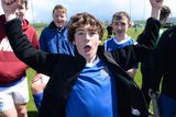 thumbnail: 19/05/15. Mark Soper of Templeouge College celebrating winning  the Under 15s soccer final between Colaiste Phadraig CBS and Templeouge College at Peamount Utd.
Pic: Justin Farrelly.