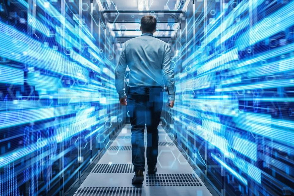 Data centre. Stock image