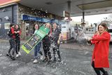 thumbnail: Joyous staff members from Cassidy’s XL in Carrickmacross, Co Monaghan crack open a bottle of champagne in celebration at news the store sold an All Cash Gift scratch card with a top prize of €300,000. Photo: Pat Byrne / Mac Innes Photography