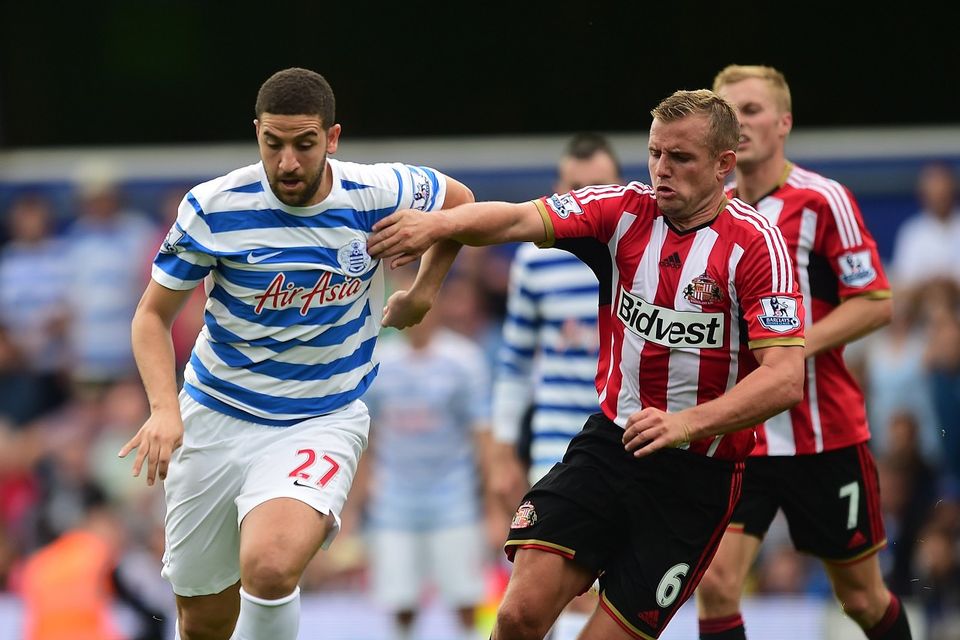 Adel Taarabt, left, has suffered a fresh injury setback at QPR