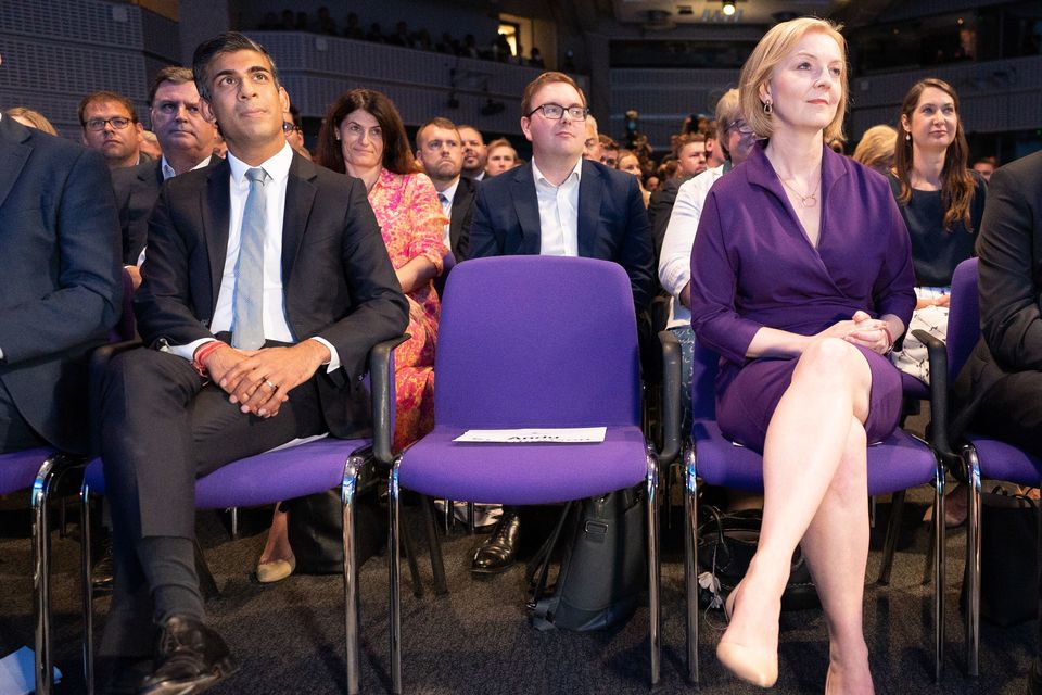 Rishi Sunak and Liz Truss were once rivals for the Tory leadership - Truss won but later had to resign and Suank took over. Photo: Stefan Rousseau/Getty