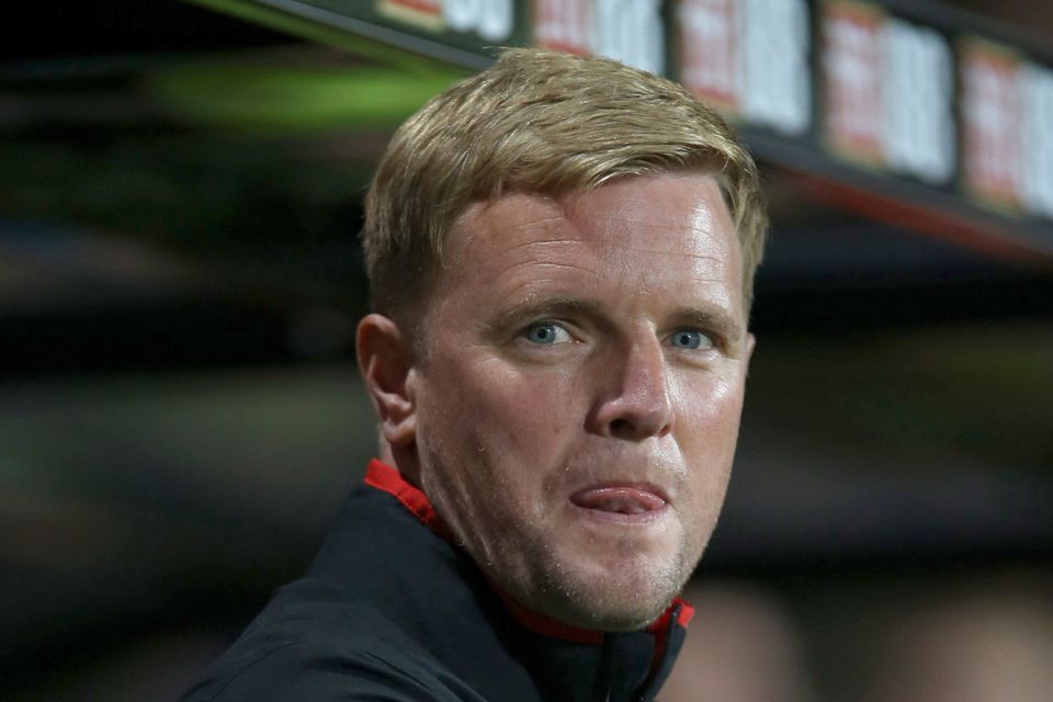 Bournemouth manager Eddie Howe kept his emotions in check