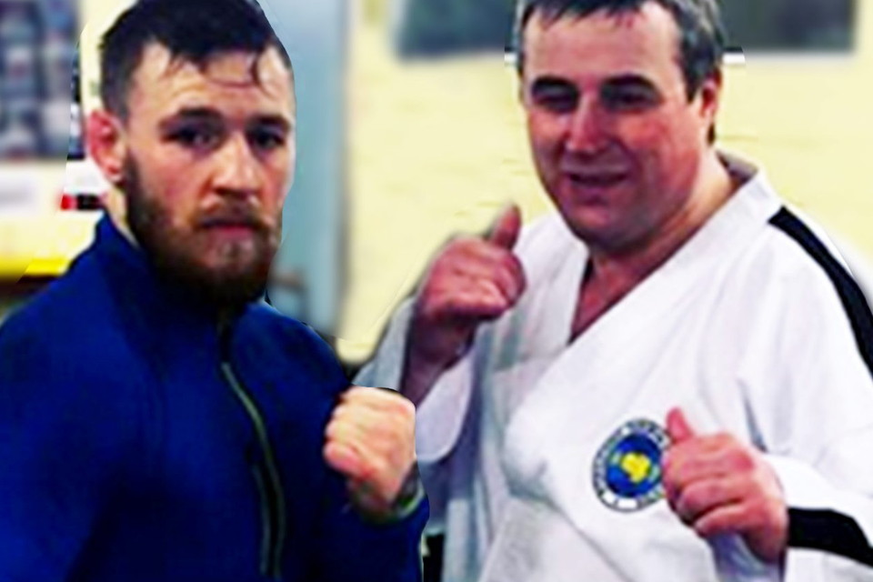 UFC champ Conor McGregor with ex-coach Jonathan Dargan