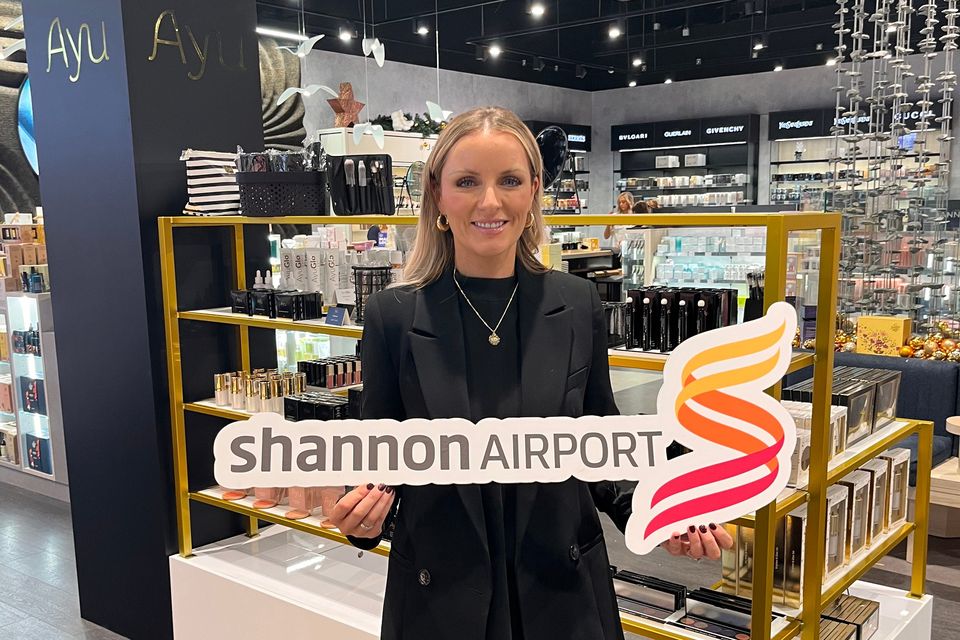 Suzie O’Neill at the Ayu opening at Shannon Airport