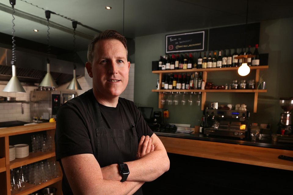 Barry FitzGerald, head chef and owner at Bastible at Leonard's Corner, south Dublin. Photo: Steve Humphreys