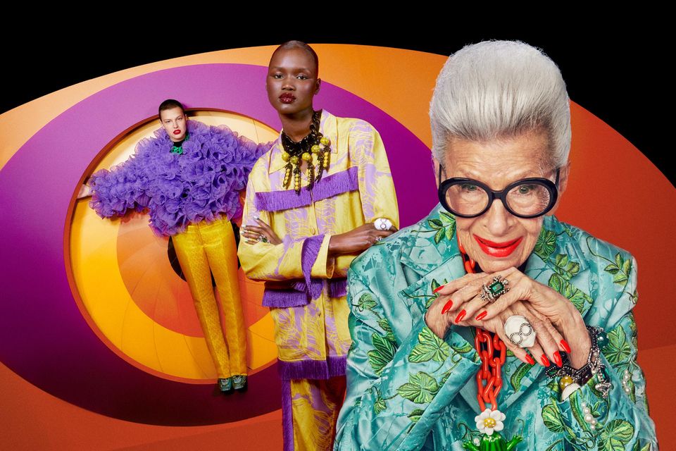 H&M have collaborated with Iris Apfel on a new collection