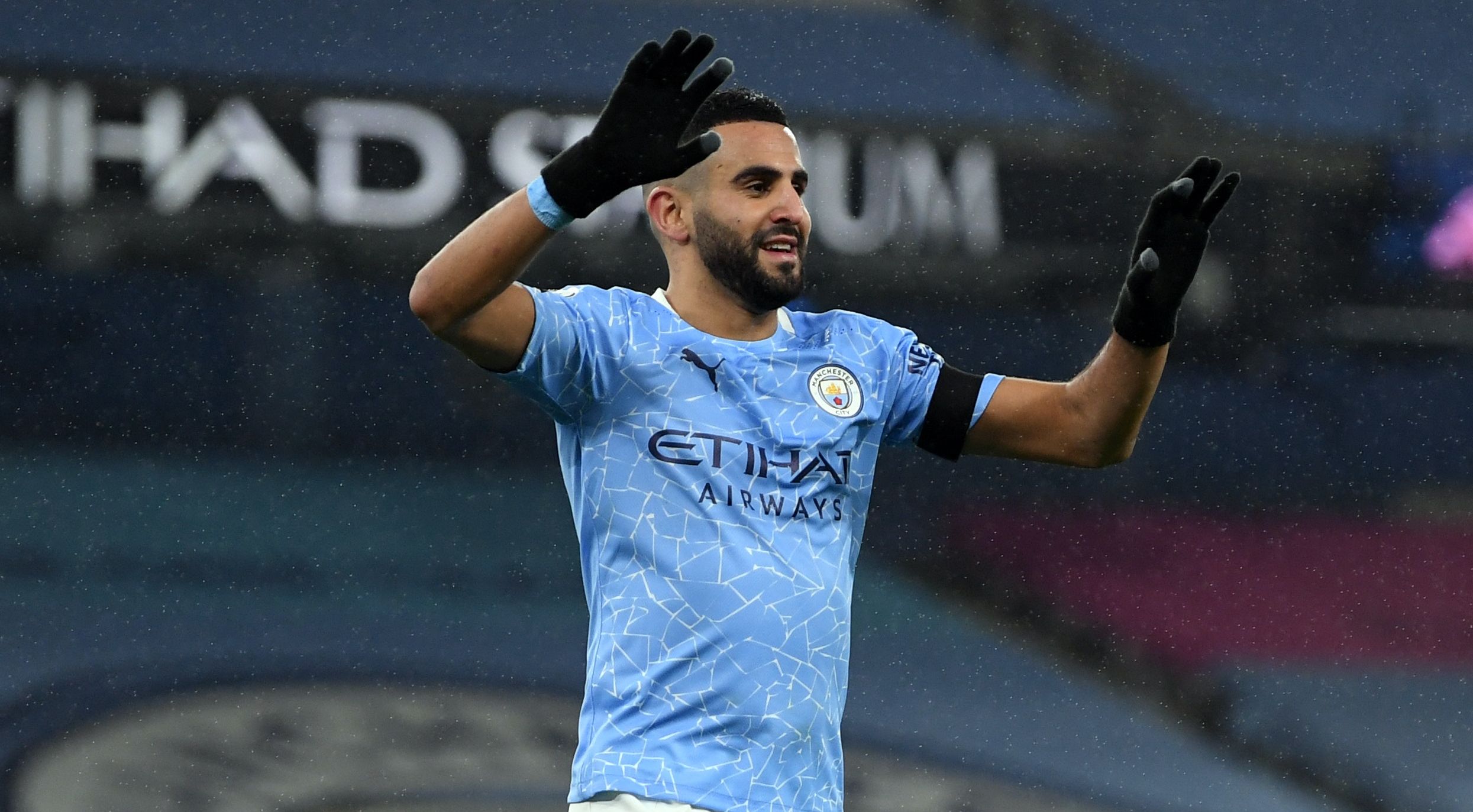 Riyad Mahrez was confident goals would flow for Manchester City