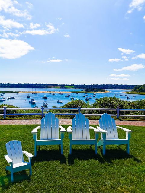 A view from the gardens at Wequasset Resort, Cape Cod, Massachusetts. Picture: CAitlin McBride