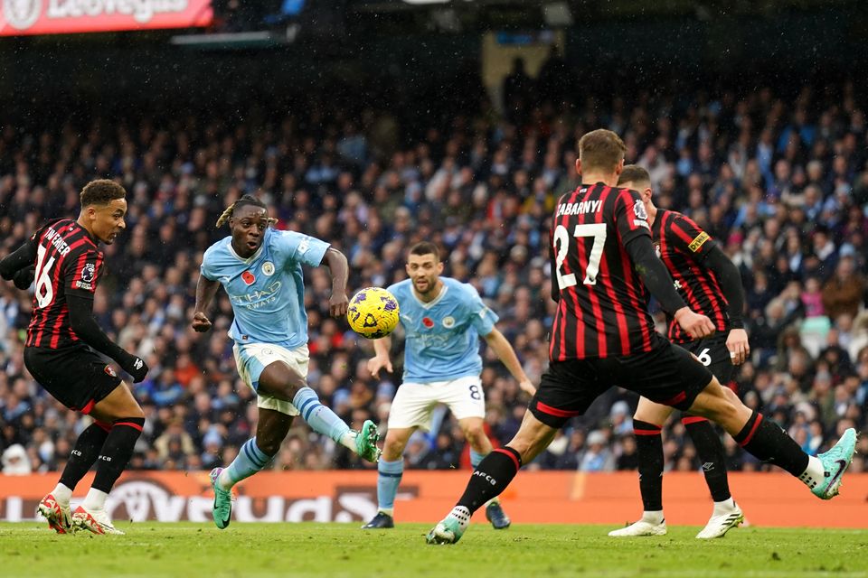 Man city v discount bournemouth on tv