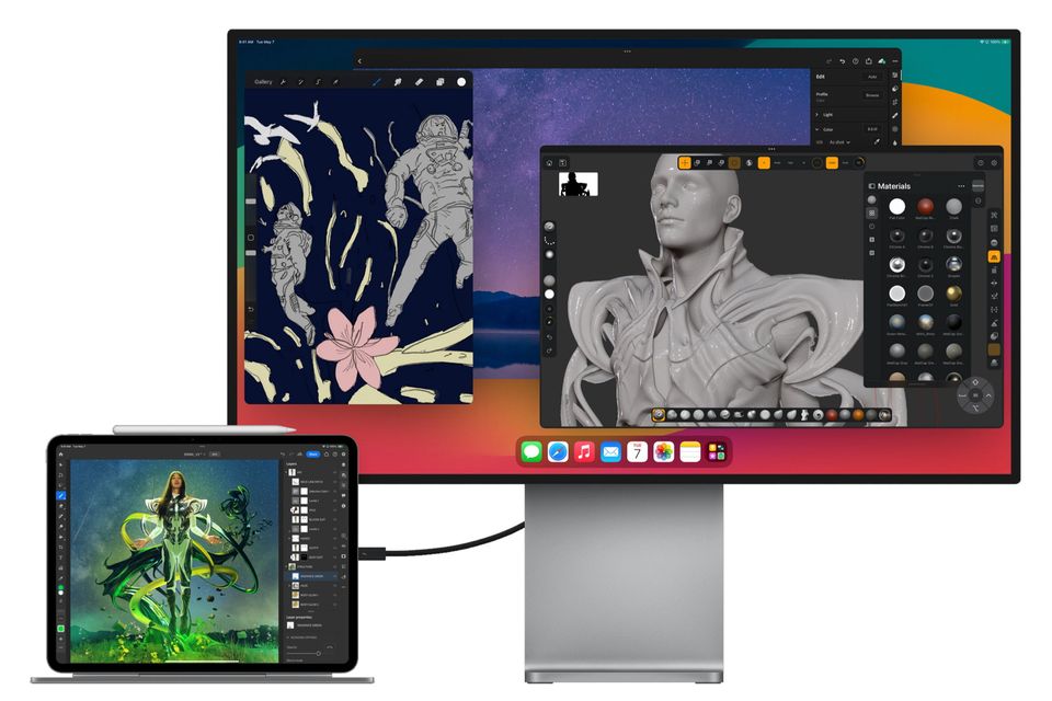 iPad Pro M4 can support one external display