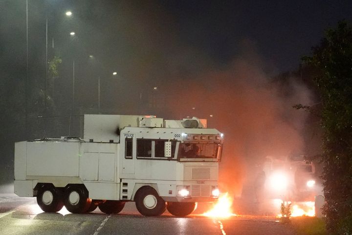 Fourth night of violence in Northern Ireland: Police chief tells ‘bigots and racists’ in Ballymena they ‘will not win the day’