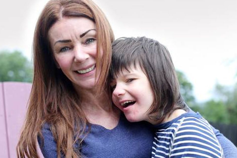 Billy Caldwell with his mother Charlotte