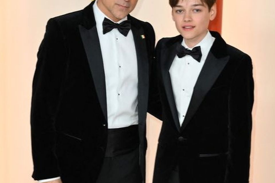 Colin Farrell with his son Henry