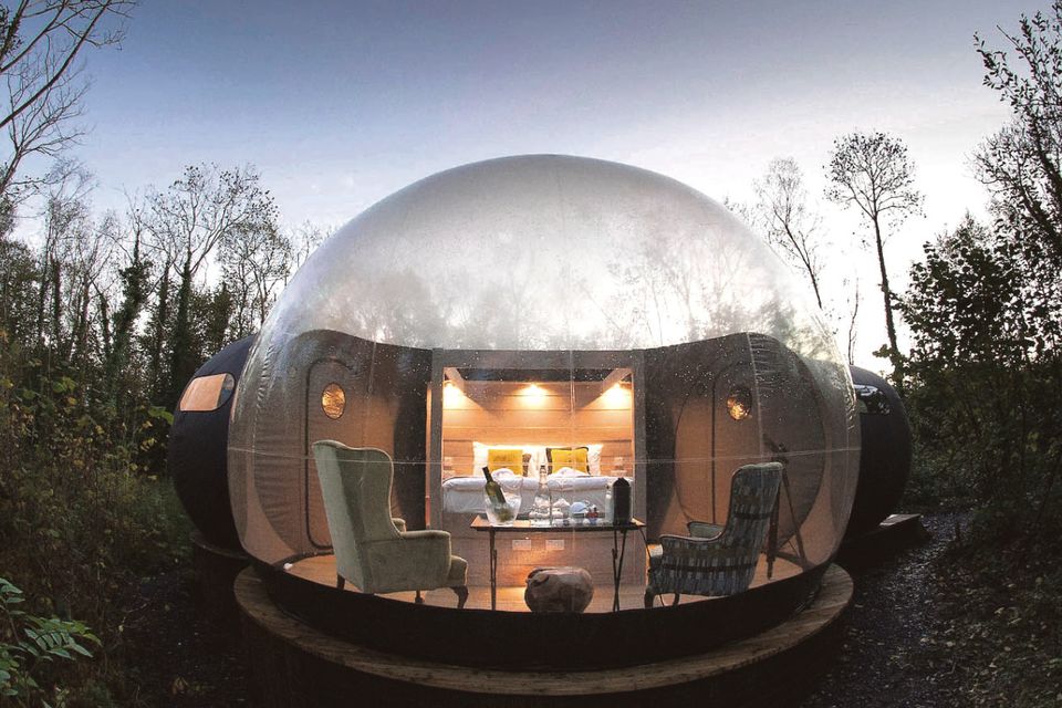Finn Lough's transparent domes.