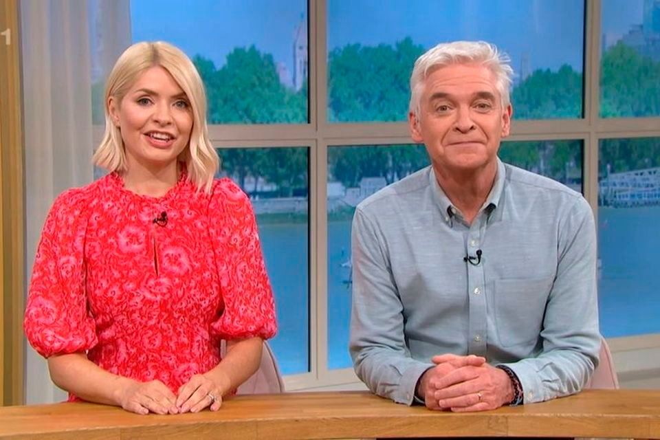 Holly Willoughby and Phillip Schofield on This Morning
