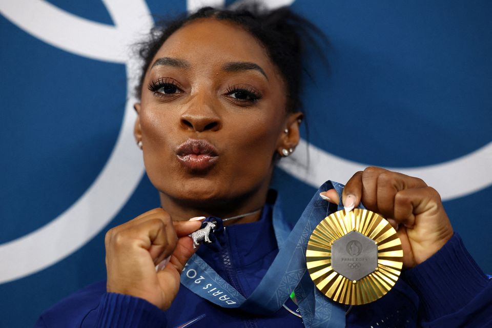 Paris 2024: Simone Biles confirms her standing in gymnastics as the GOAT as  error proves a mere blip | Irish Independent