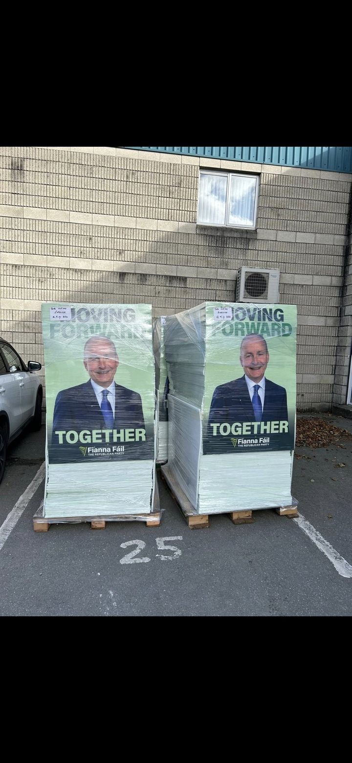 New Micheál Martin posters spotted in Dublin as Fine Gael billboard appears in ‘wrong’ constituency – despite election denials