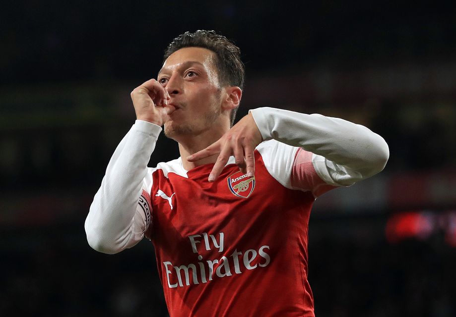 Mesut Ozil has excelled in certain matches (Mike Egerton/PA)