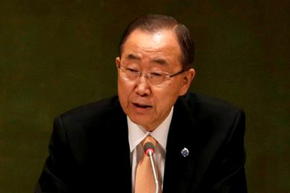 Retiring UN secretary general Ban Ki-moon.  Photo: Mike Segar/Reuters