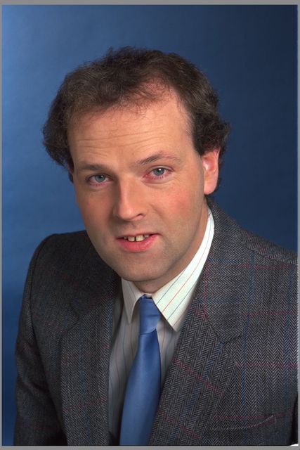 Meteorologist and RTÉ Weather forecaster Ger Fleming (1990)