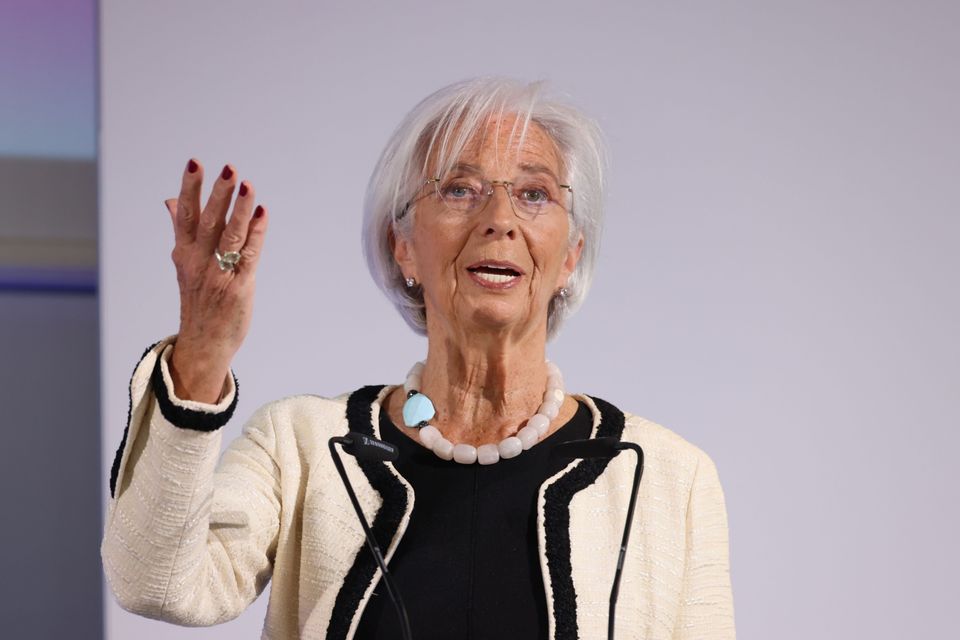 Market watchers say it would be ‘quite a surprise’ if ECB president Christine Lagarde does not cut rates. Photo: Alex Kraus/Bloomberg