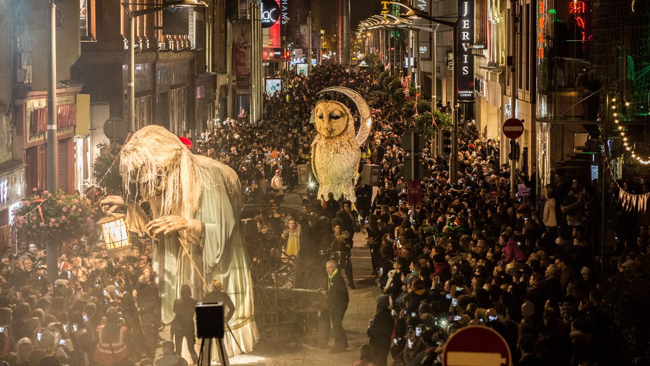 Macnas parade returns for this year’s Bram Stoker Festival in Dublin