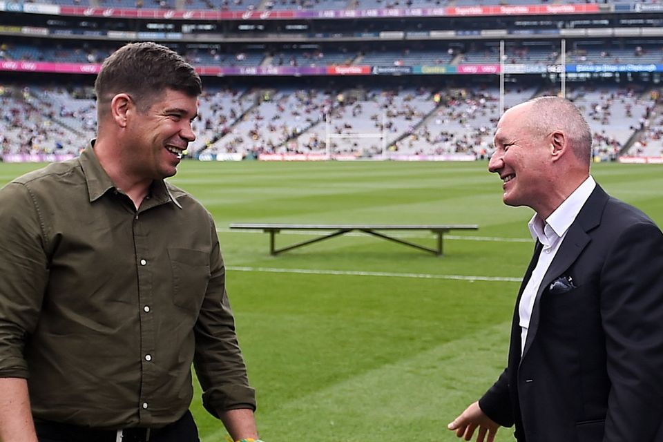 Former Dublin manager Jim Gavin and former Kerry manager Éamonn Fitzmaurice are members of the new Football Review Committee. Photo: Daire Brennan/Sportsfile