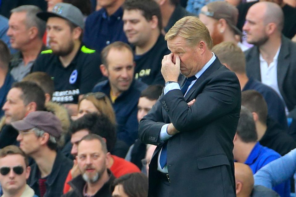 The pressure remains firmly on Ronald Koeman despite Wayne Rooney's late penalty