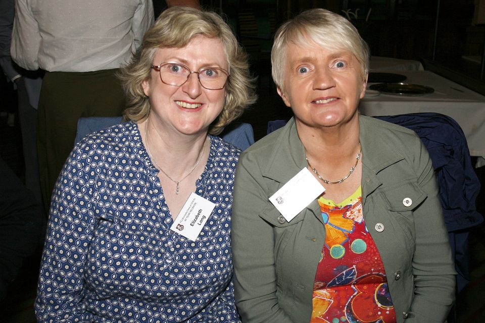 Elizabeth Long and Teresa Skelton at the at the FCJ Bunclody class of 1978 to 1983 Reunion in Bunclody Golf Club. Photo: John Walsh
