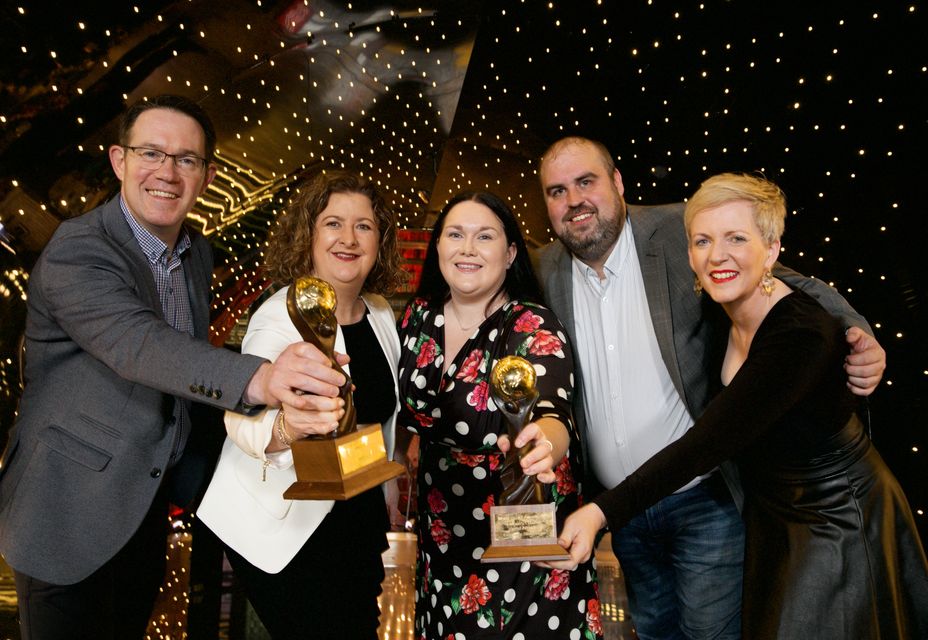 The Guinness Storehouse Leadership Team celebrates its wins at the 2023 World Travel Awards