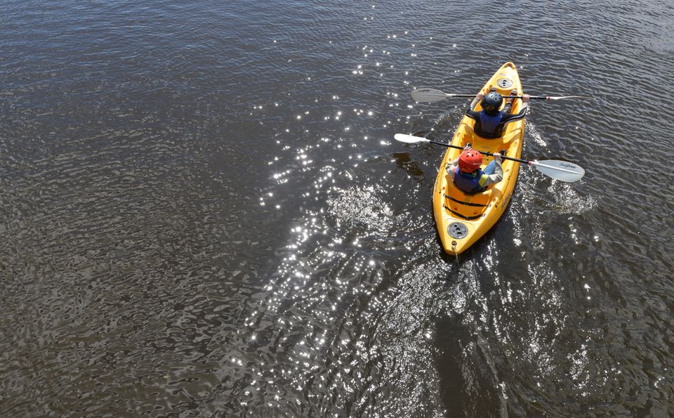 Kayaking on Lough Muckno, Monaghan