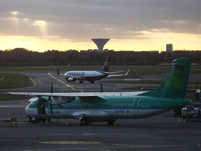 Dublin Airport. Stock image
