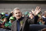 thumbnail: Patrick Kielty was grand marshall for the parade in Dublin city centre today. Photo: Arthur Carron/Collins