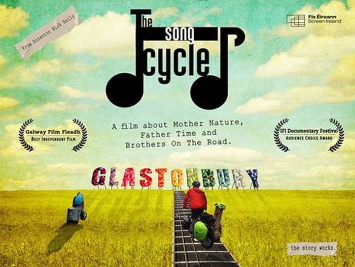 Filmmaker will travel to Sligo to attend screenings of his road trip movie about cycling to the Glastonbury Festival to perform