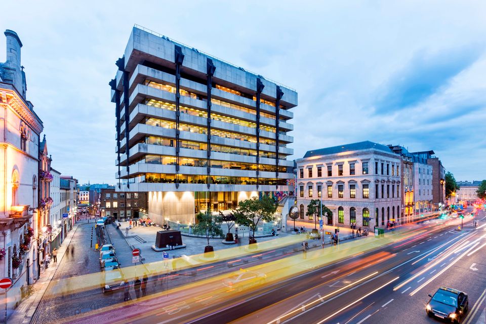 The former offices of the Central Bank on Dame Street in Dublin