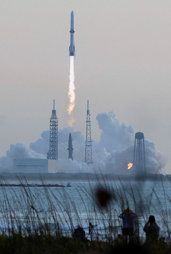 Blue Origin achieves first landing with reused rocket booster in space mission