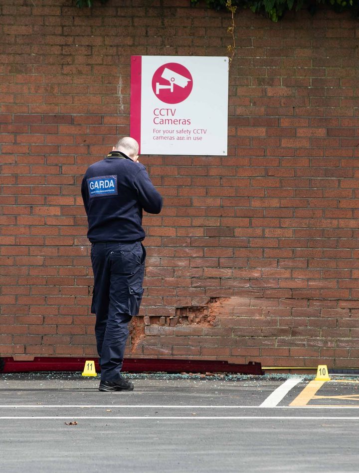 Part of car park sealed off as car crashes at Dublin shopping centre