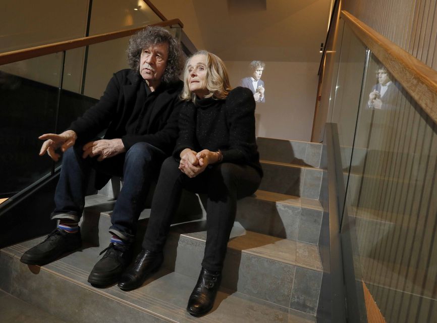 Actor and performer Stephen Rea pictured with long-time colleague Sinead Cusack. Pic: Mark Stedman